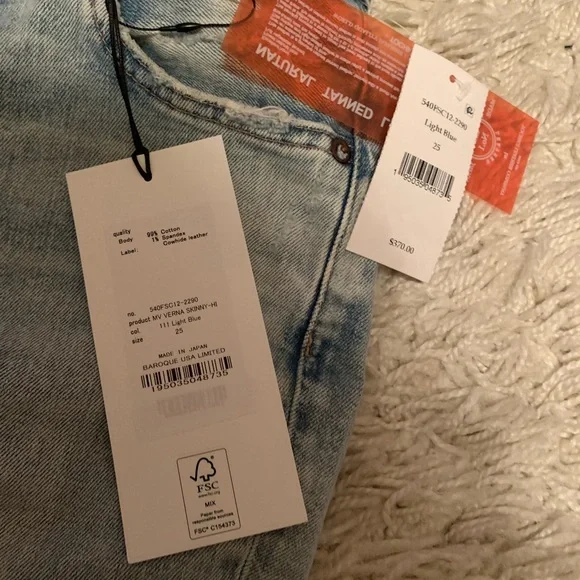 Light Blue Skinny Moussy Jeans